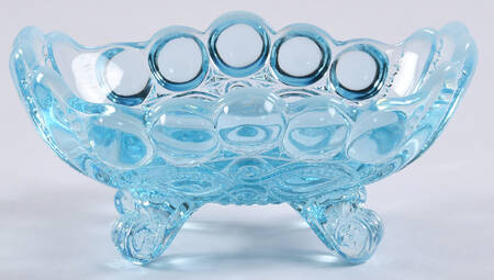 Eye Winker Aqua Opal Footed Open Jam/Jelly