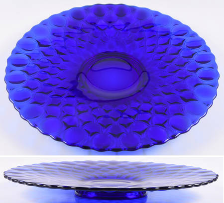 Elizabeth Cobalt Blue 12" Round Platter