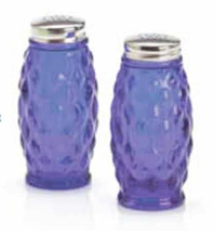 Elizabeth Cobalt Blue Shaker Set w/Metal Lids
