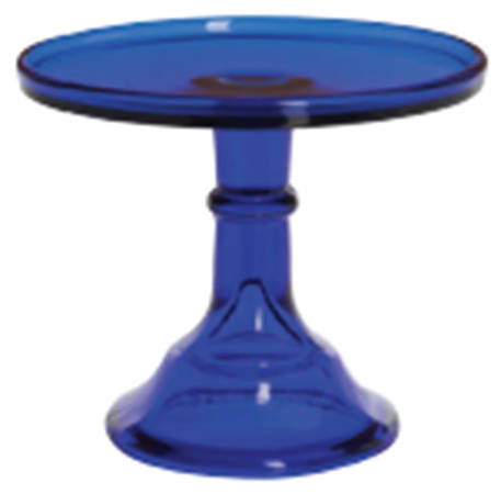 Cobalt Blue 6" Diameter Pedestal Cake Stand