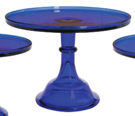 Cobalt Blue 12" Diameter Cake Stand/Pedestal