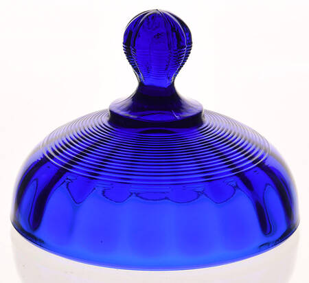Cobalt Blue Lid for Candy Dish