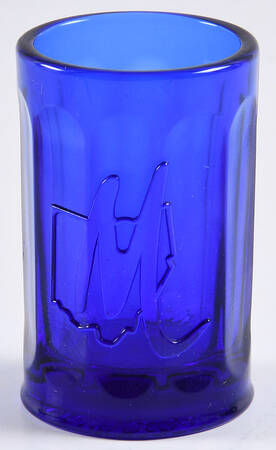 Cobalt Blue Shot Glass