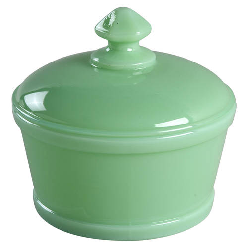 Jadeite Butter Tub with Lid