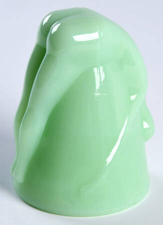 Jadeite Bottoms Up Shot Glass