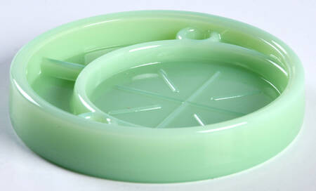 Jadeite Coaster for Bottoms Up Shot Glass