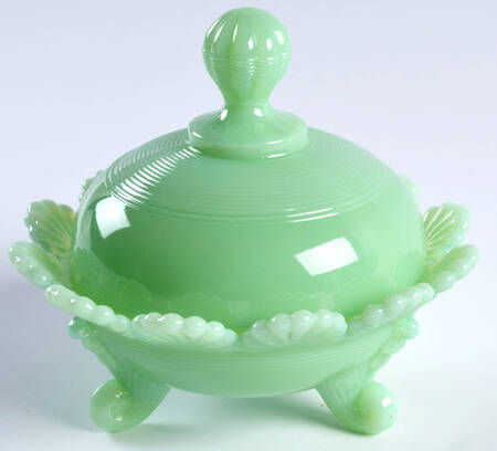 Jadeite Candy Dish & Lid