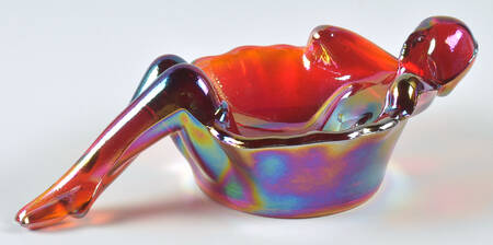 Ruby Red Soap Dish