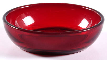 Ruby Red Small Fruit Dessert Bowl