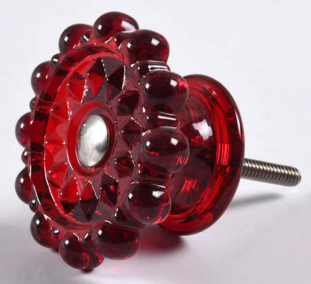 Ruby Red Drawer/Cabinet Pull/Knob