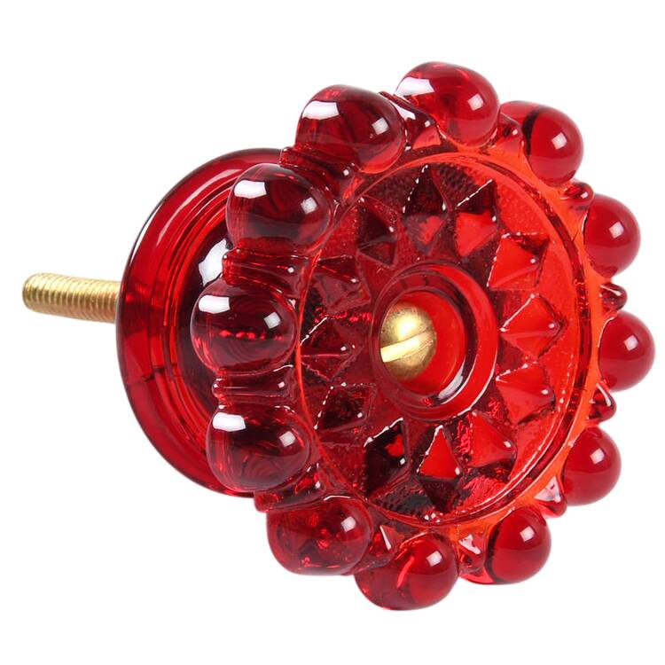 Ruby Red Drawer/Cabinet Pull/Knob