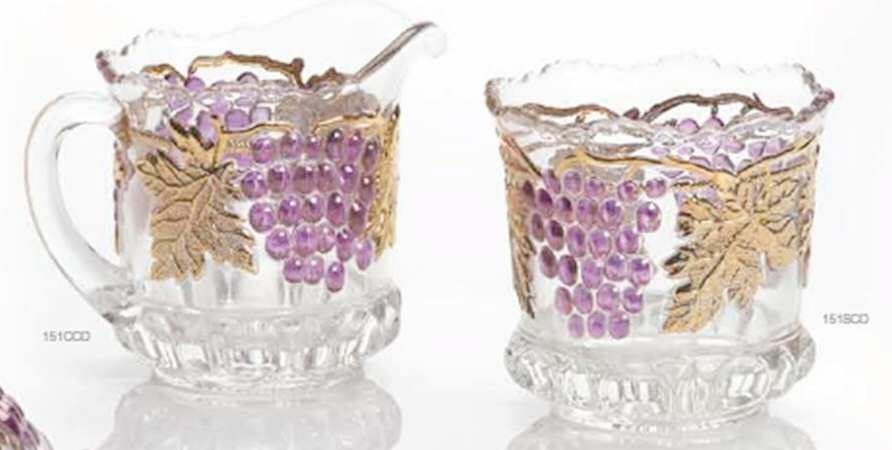 Grape and Cable Decorated Creamer