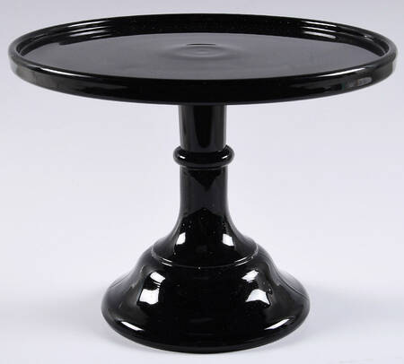 Black Raspberry 9" Diameter Pedestal Cake Stand