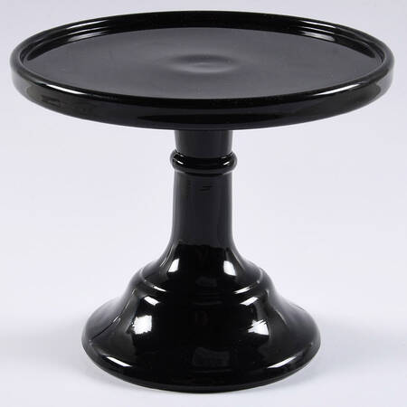 Black Raspberry 6" Diameter Pedestal Cake Stand