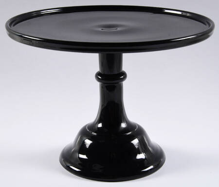 Black Raspberry 10" Diameter Pedestal Cake Stand