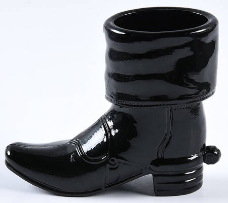 Black Raspberry Boot Shape Shot Glass