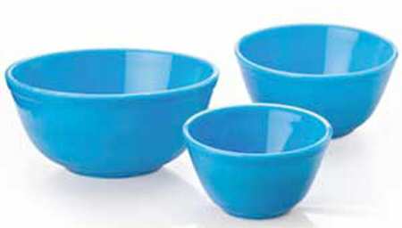 Bonnie Blue Set of 3 Mixing Bowls (8", 7" & 5" Diameter)