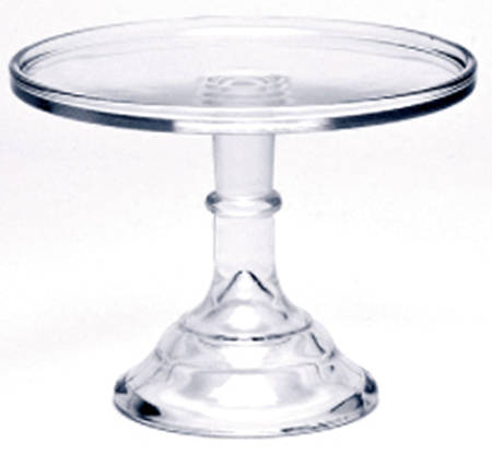 Crystal 6" Diameter Pedestal Cake Stand