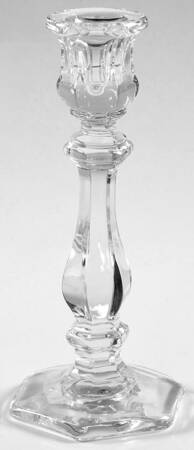 Crystal 7" Single Light Candlestick