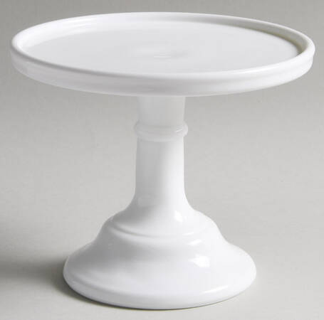 Milk 6" Diameter Pedestal Cake Stand