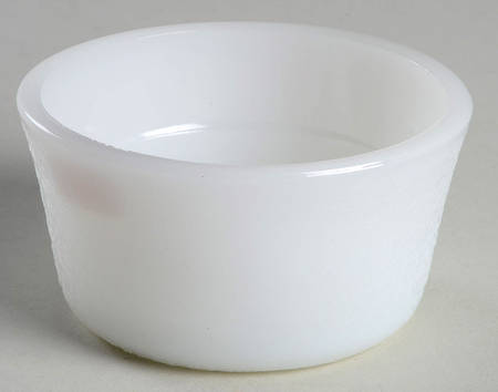 Glasbake Milkglass Custard Cup