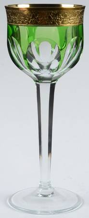 13887 Gold Emerald Green Hock Wine