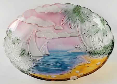 Sunrise Bay 18" Oval Platter
