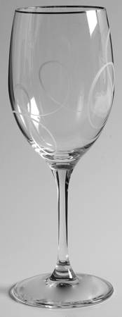 Love Story Platinum Wine Glass
