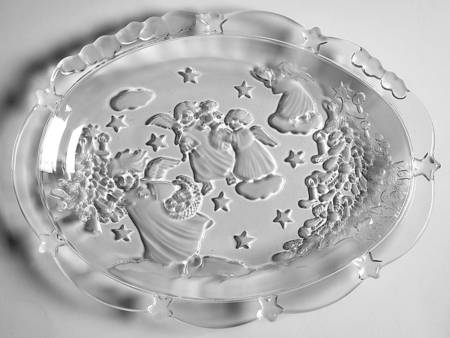Holiday Lights 9" Sweet Dish