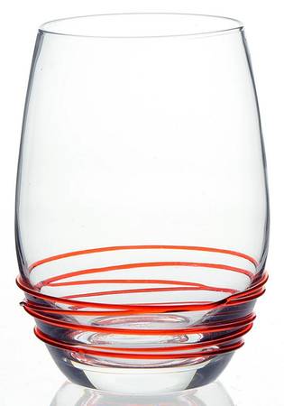 Swirl Red Stemless Wine