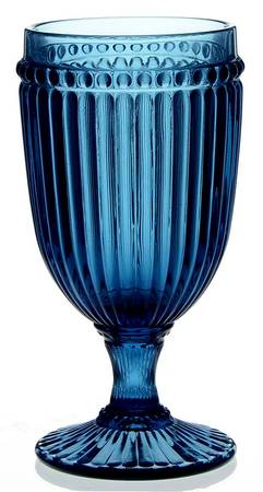 Italian Countryside (Pressed, Dots) Blue Iced Tea