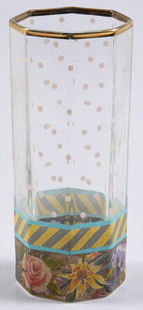 Garland (Pink Dots) Flat Juice Glass
