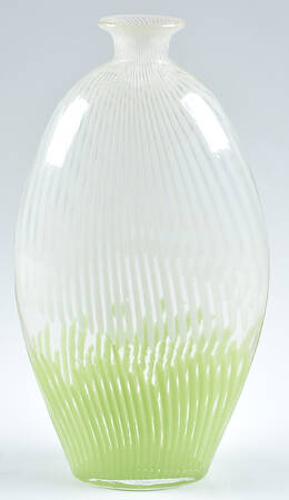 Art Glass 13" Flower Vase
