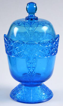 Queen Colonial Blue Sugar Bowl & Lid