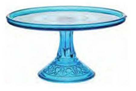 Queen Colonial Blue 9" Diameter Pedestal Cake Stand