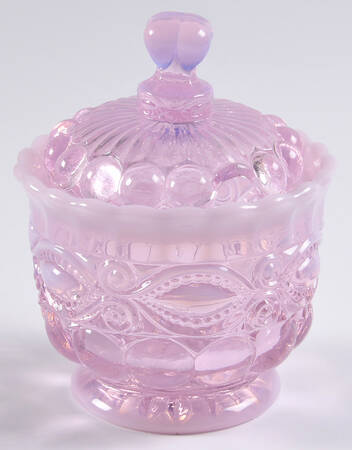 Eye Winker Pink Opal Honey Jar & Lid