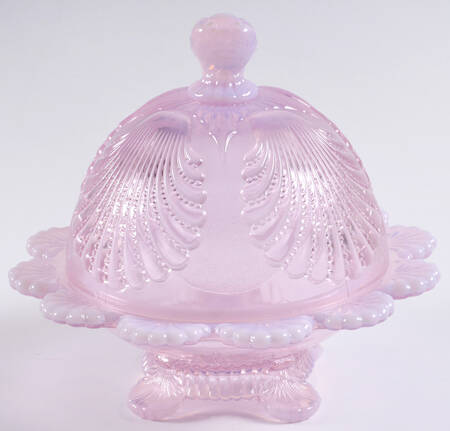 Shell Pink Opal Round Covered Butter