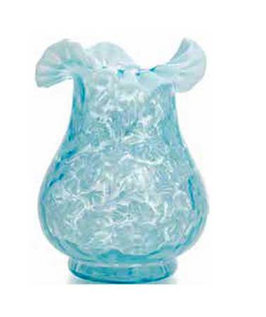 Daisy and Fern 8" Flower Vase