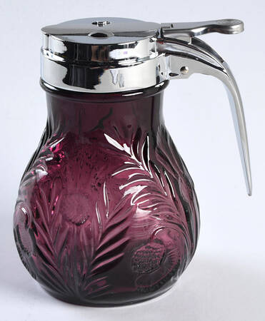 Inverted Thistle Amethyst Syrup with Metal Drip Cut Lid