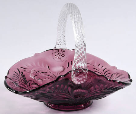 Inverted Thistle Amethyst 7" Basket