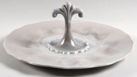 Anna Marble Deviled Egg Server by Mosser (Ohio)