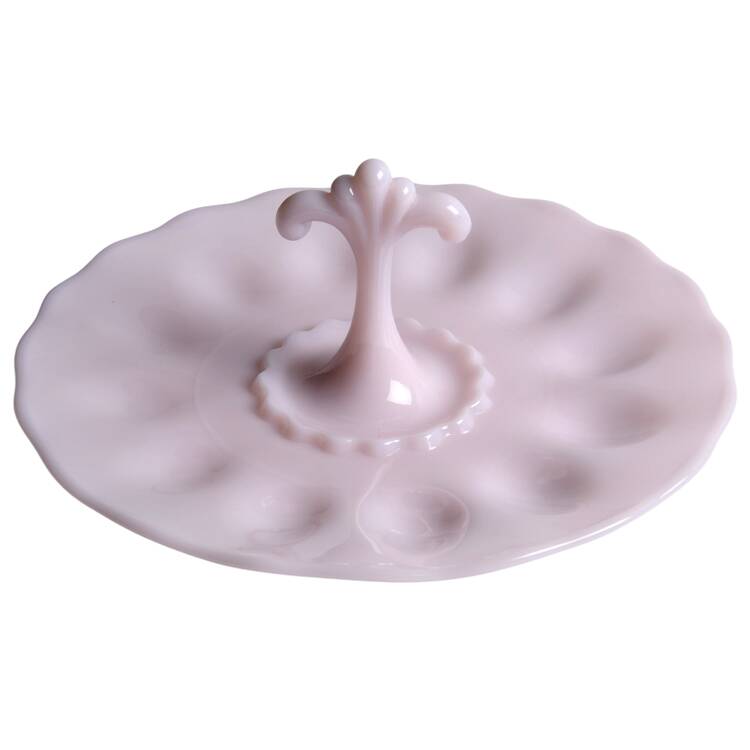 Anna Crown Tuscan Pink Deviled Egg Server