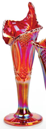 Diamond Classic Red Carnival Jack in the Pulpit Vase