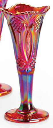 Diamond Classic Red Carnival 10" Bud Vase
