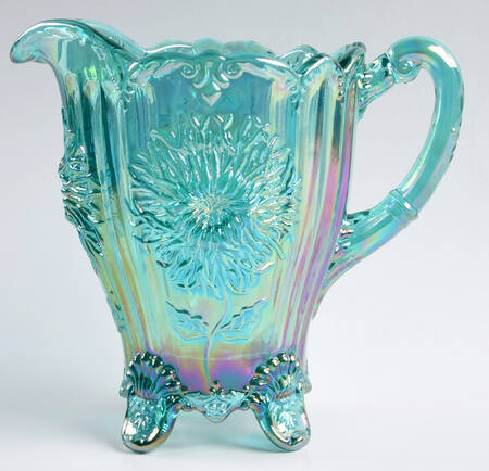 Dahlia Teal Carnival 48 Oz Pitcher
