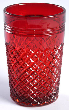 Addison Red 8 Oz Flat Tumbler