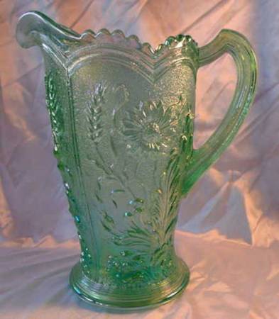Wildflower Peridot Carnival 24 Oz Pitcher