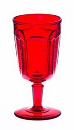 Reindeer Red Water Goblet