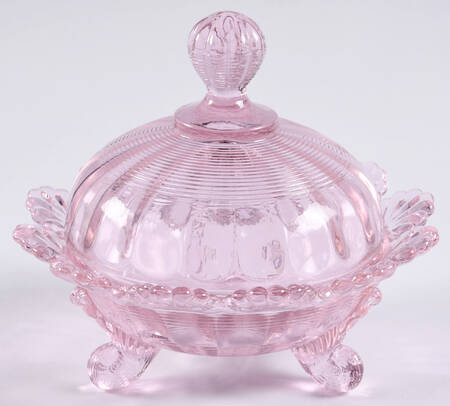 Passion Pink Candy Dish & Lid