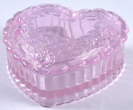 Passion Pink Small Heart Box & Lid